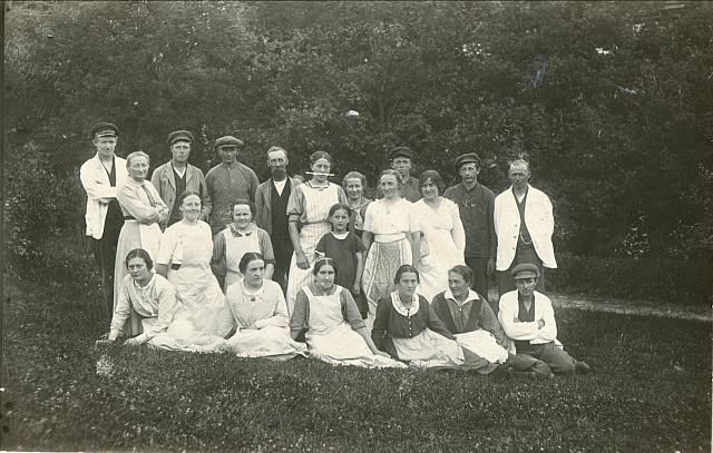 Højskolens personale - 1918 (B12271)