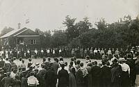 Gymnastikopvisning ved elevmødet - 1909 (B12114)