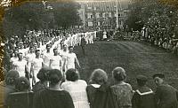 Gymnastikopvisning ved elevmødet - 1925 (B12354)