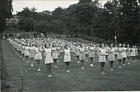 Gymnastikopvisning ved elevmødet - 1949 (B13158)