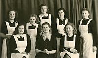 Køkkenpersonale - Ca. 1945 (B12580)