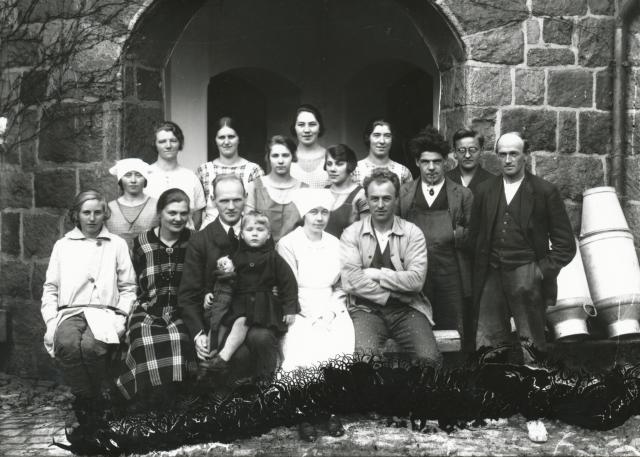 Vallekilde Højskole. Personale - 1927 (B2828)
