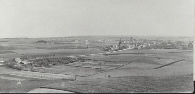 Luftfoto af Nykøbing Sj.'s vestlige del før 1940 (B90019)