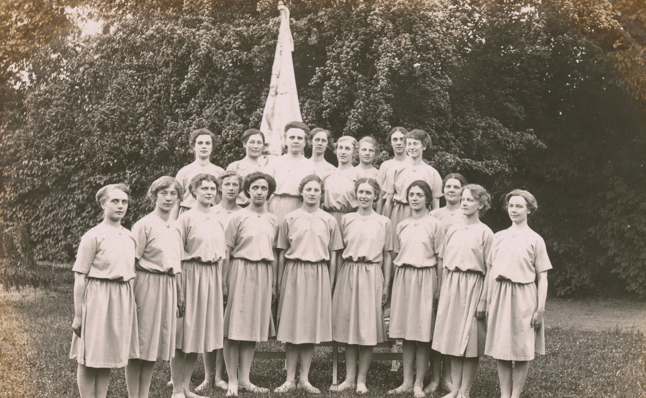 Vallekilde Højskole. Gymnastikopvisning - 1914 (B2901)