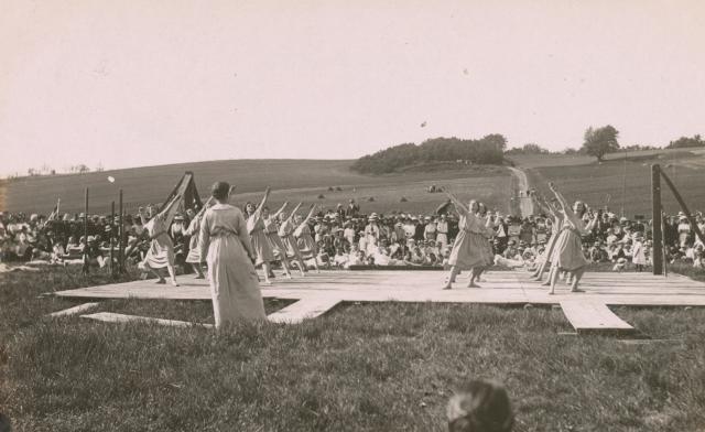 Vallekilde Højskole. Finske gymnaster - 1914 (B2914)