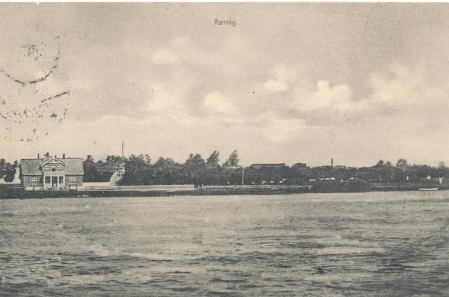 Rørvig set fra vandet  - 1908  (B95117)