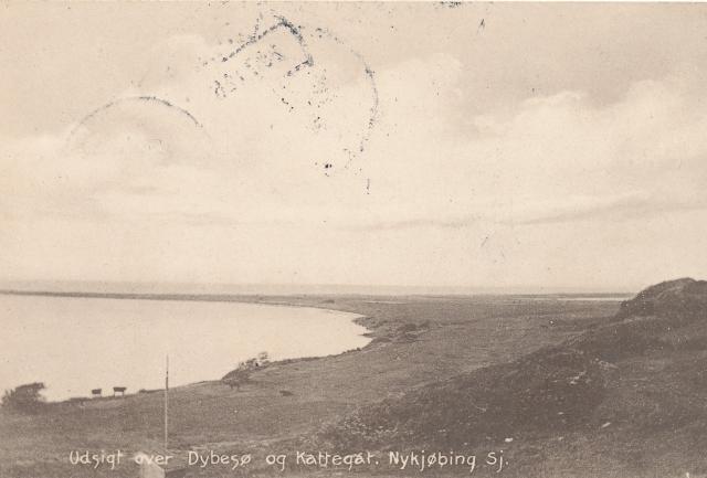 Dybesø, udsigt over Kattegat  - ca. 1911  (B95126)