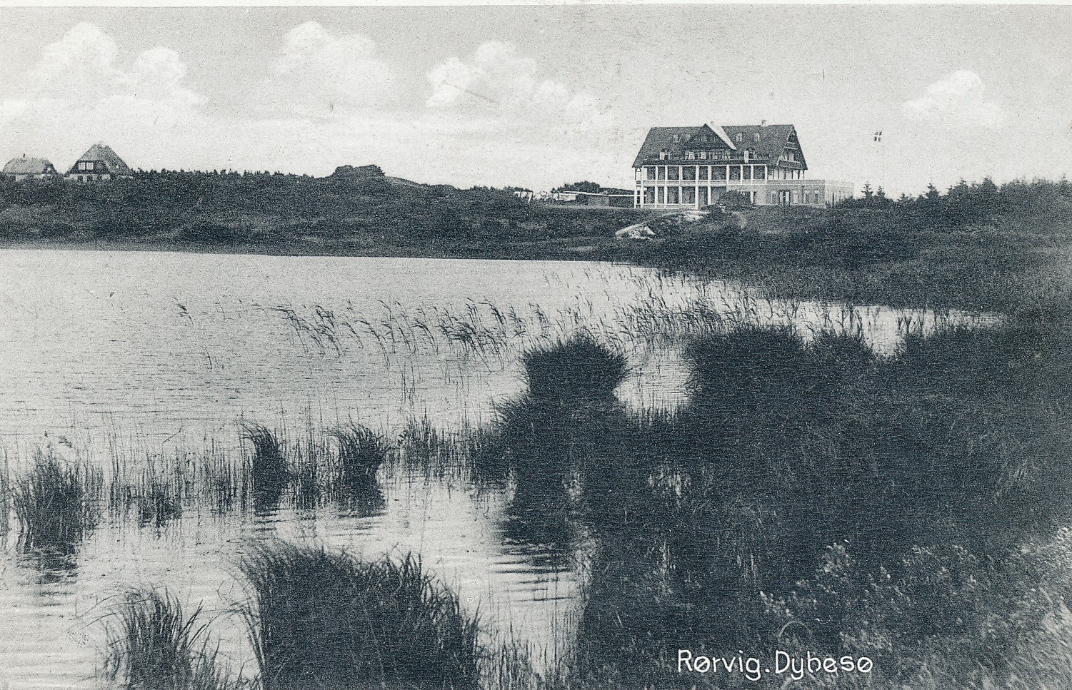 Missionskurstedet og Dybesø  - ca. 1932 (B95142)