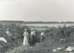 Strandhotellet, spadseretur langs søen  - ca. 1915  (B95168)