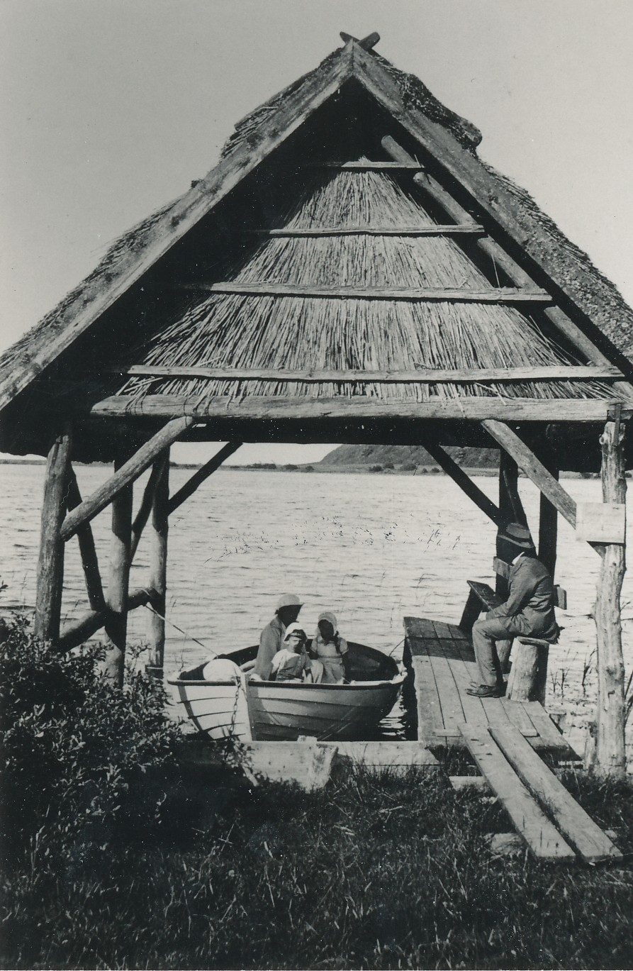 Bådehuset ved Dybesø ca. 1915  (B95170)