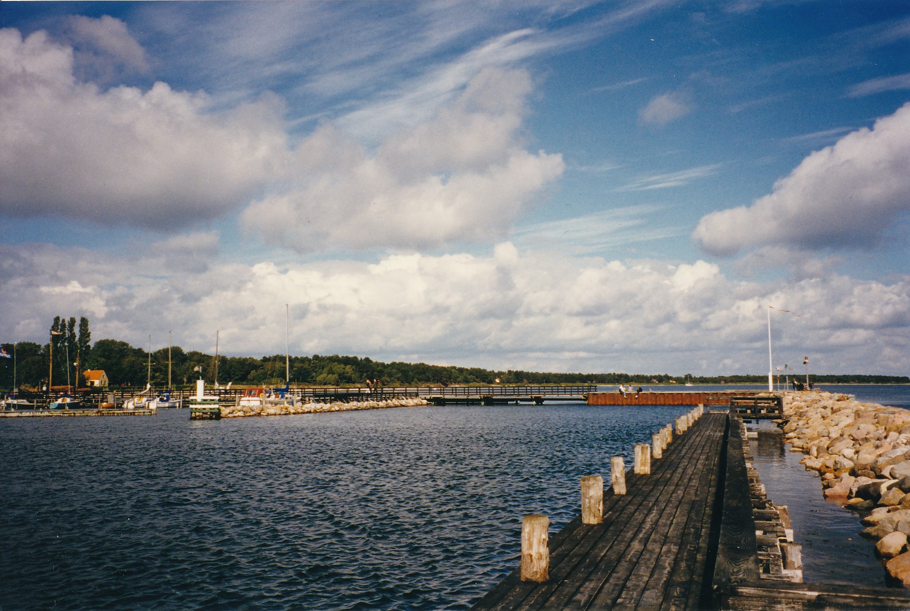 Rørvig Havn, lystbådehavnen - 1997  (B95096)