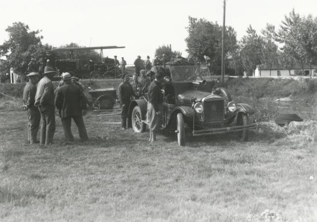 Asnæs. Brand hos købmand Alfred Nielsen - 1. juli 1931 (B3124)