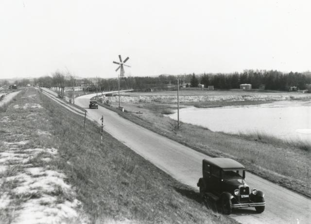 Audebodæmningen ved Audebo - ca. 1935 (B3165)