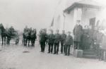 Postbude  Nyk. Station ca. 1905 (B90451)