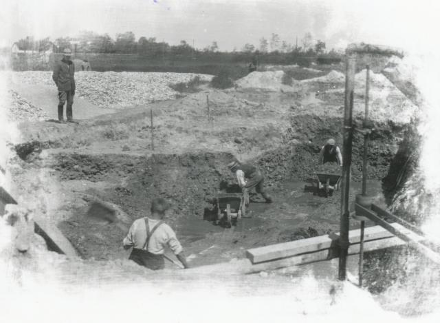 Skallegravning på Lammefjorden - ca. 1930 (B3248)