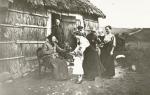 Brøndgraver Erik Jensens hus i Kårup - ca. 1910 (B3287)