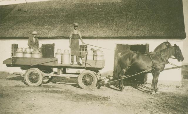 Mælkekørsel til Brunbjerg Mejeri - 1935 (B3316)