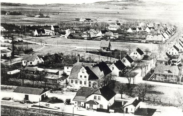 Stationsbyen i begyndelsen af 1900-tallet (B2082)