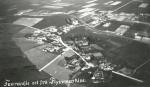 Fårevejle Kirkeby set fra flyvemaskine - ca. 1920 (B3385)