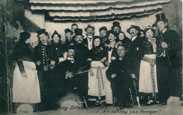 Dilettant-Vig Forsamlingshus 1910 (B3463)