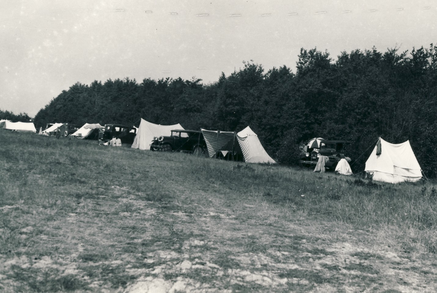 Camping - Nordstrand ca. 1950 (B90985)