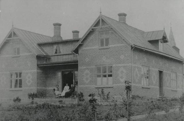 Fotograf Henrik Nielsens hus, Vallekilde - ca. 1900 (B3847)