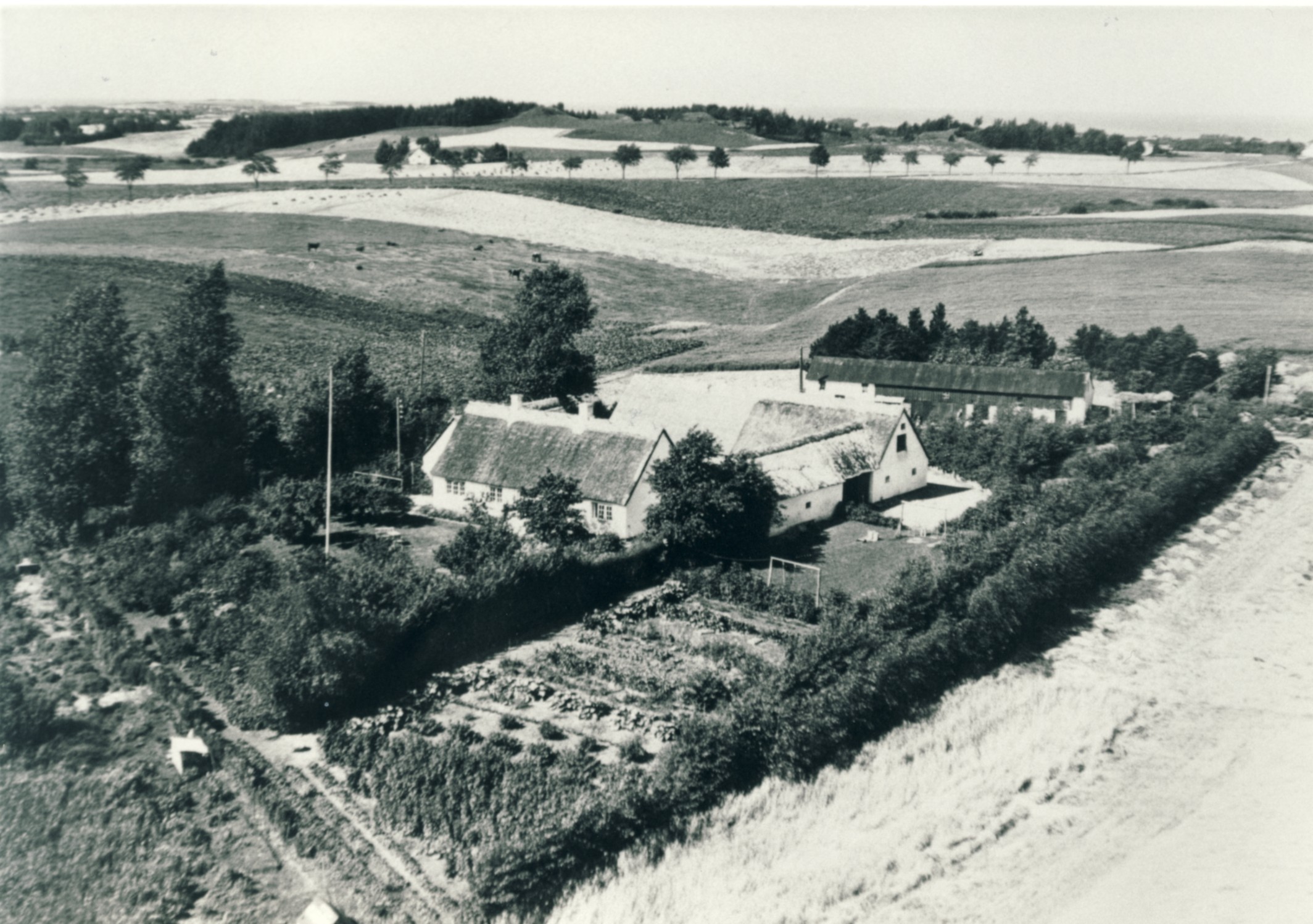 Rørmosegård, Annebjerg Stræde - 1954 (B3940)