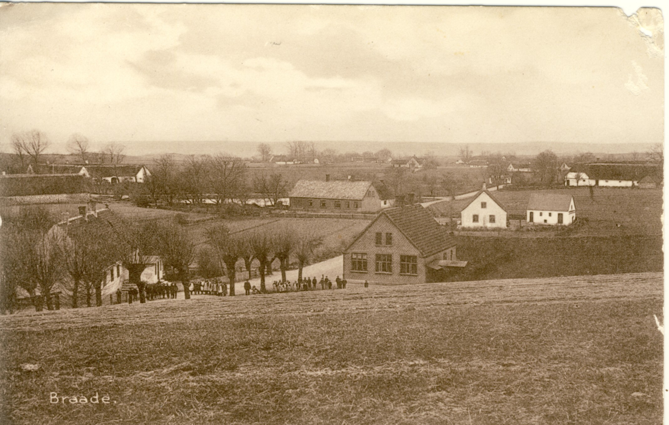 Udsigt over Bråde - før 1917 (B3952)