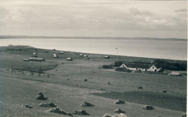 Udsigt over B.W. kolonien ved Sejerø bugt - 1940'erne (B4040)