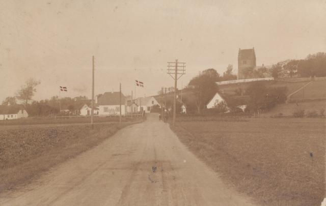 Egebjerg Hovedgade - ca 1920 (B4083)