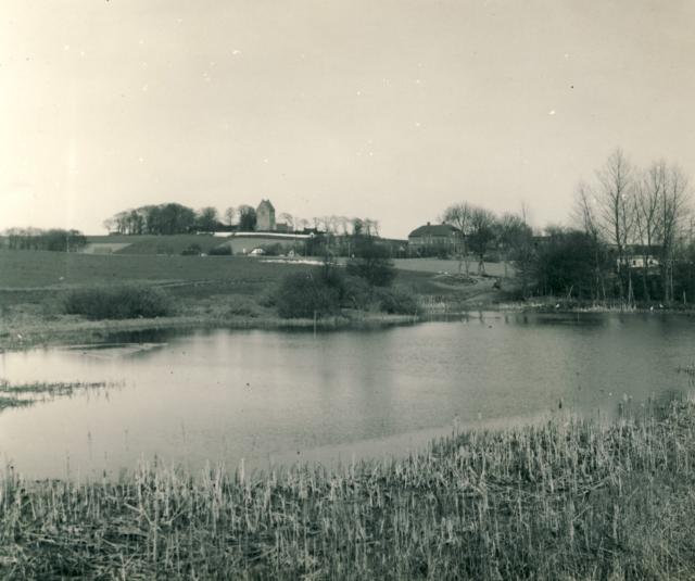 Udsigt til Egebjerg fra øst - 1950 (B4097)