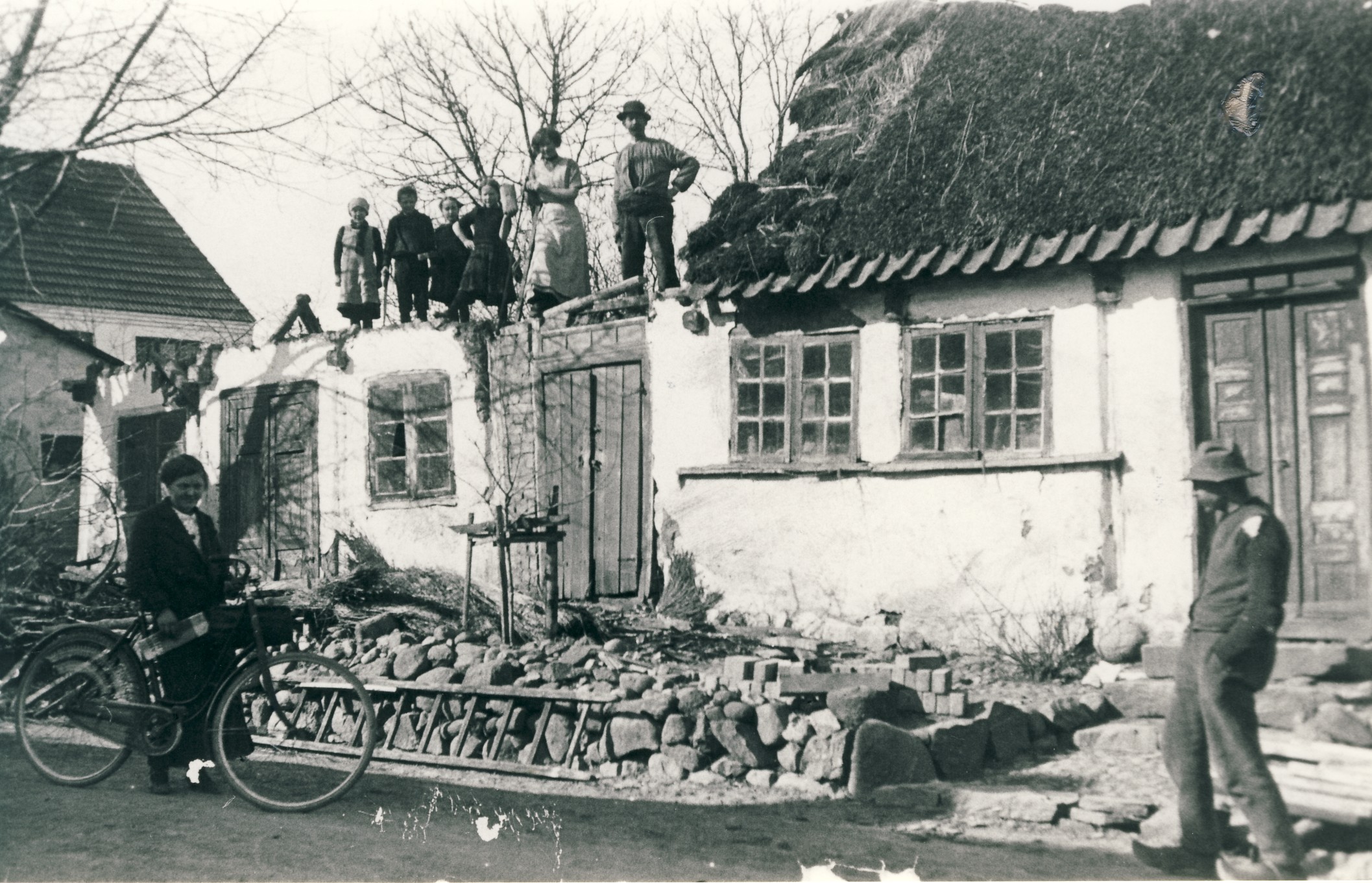 Karl Sørensens hus, Gudmindrup - ca. 1908 (B4598)