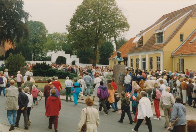 Dronningebesøg 22-09-1993 (B92231)