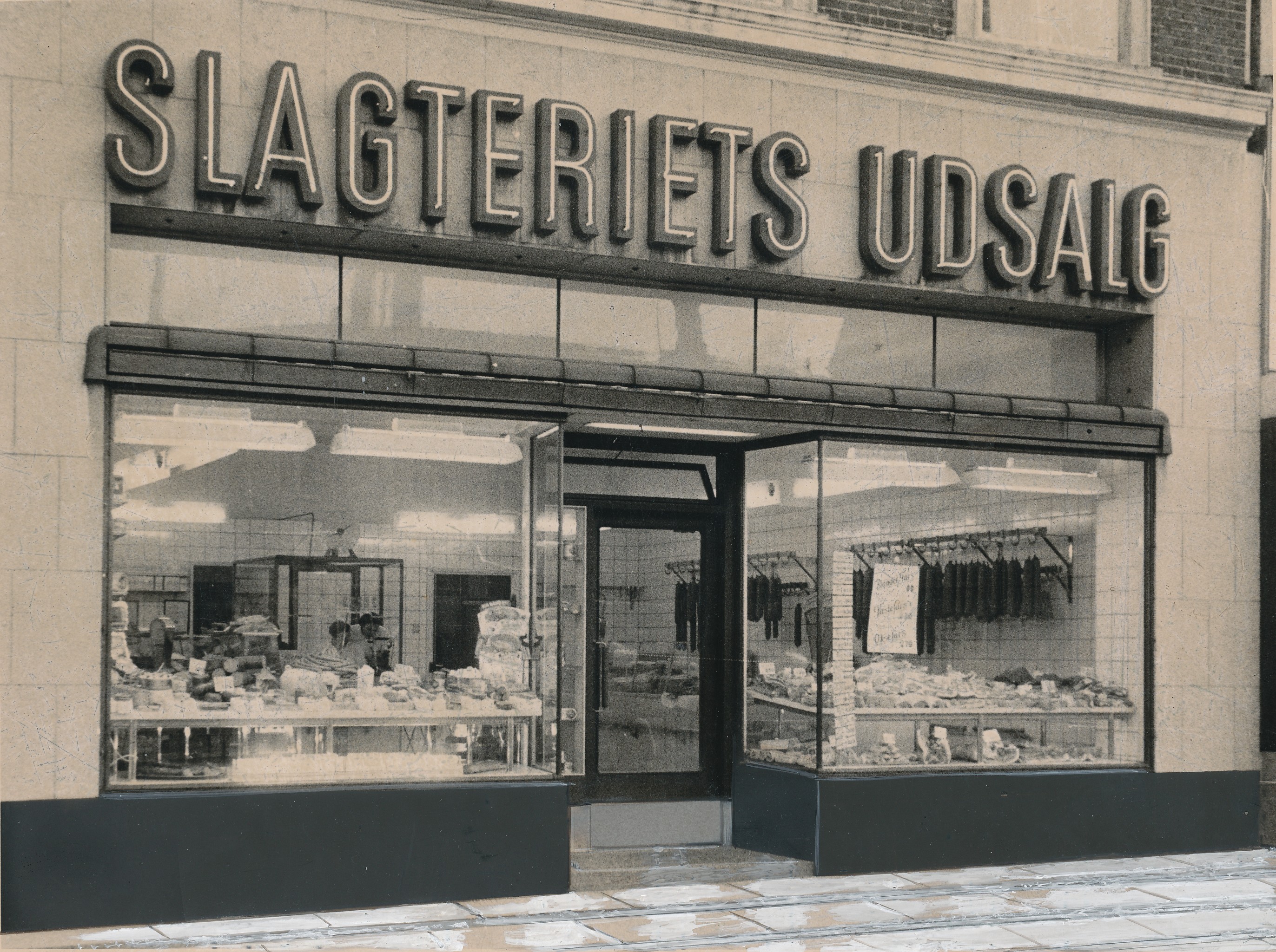 Slagteriudsalget ca. 1957 (B92387)