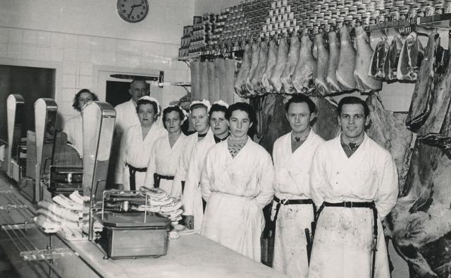 Slagteriudsalget ca. 1957 (B92396)