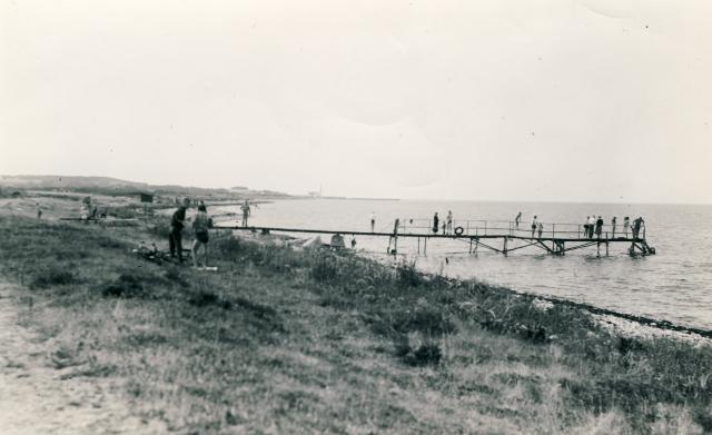 Badeliv ved Klint Strand - ca. 1960 (B4948)