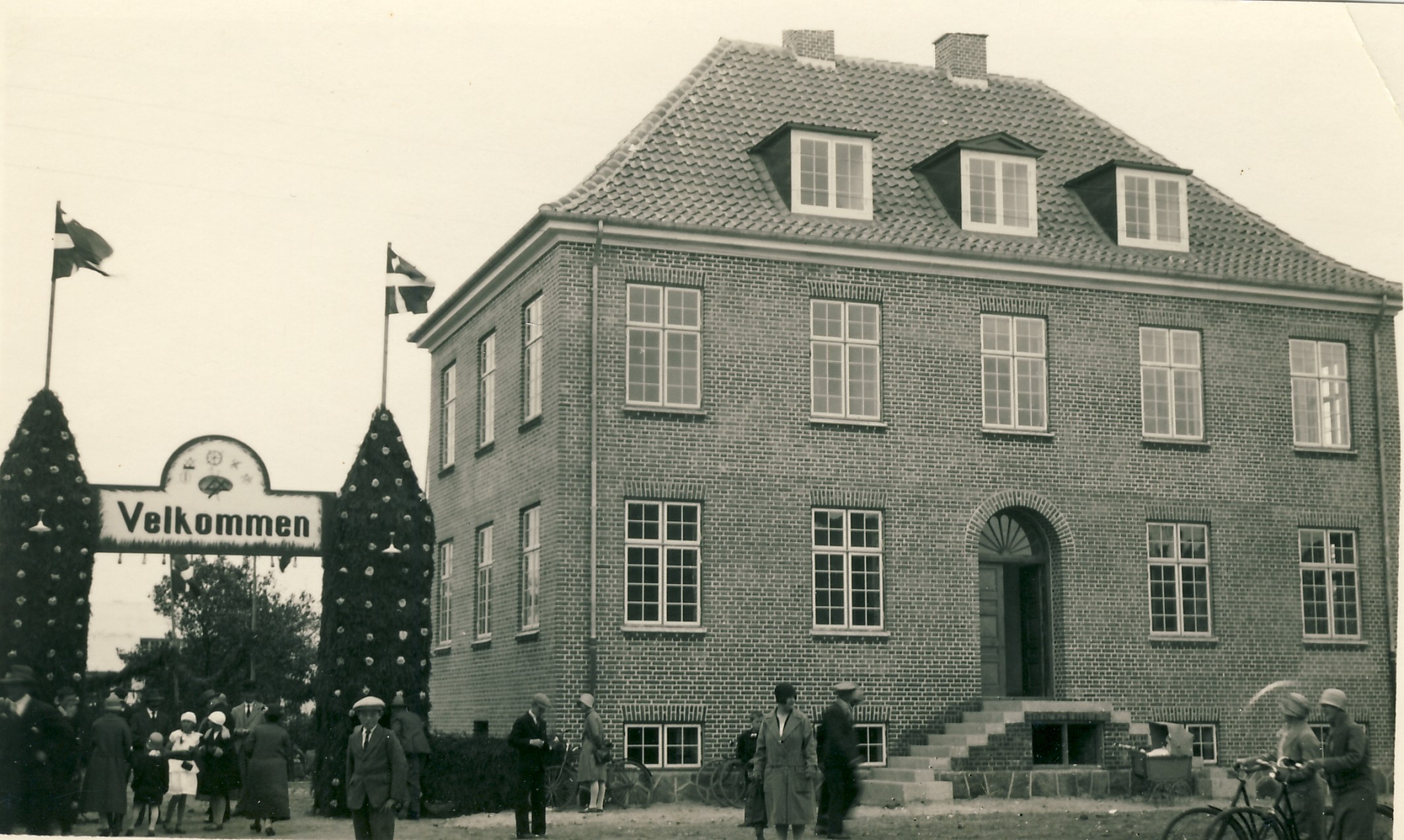 Indvielse af Vig Tekniske Skole - september 1929 (B5512)