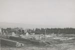 Bygning af feriekolonien Valbygård - 1956/1957 (B5458)