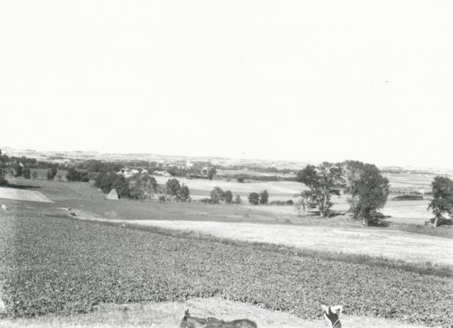Udsigt over Fårevejle og Stubberup - ca. 1940 (B5635)