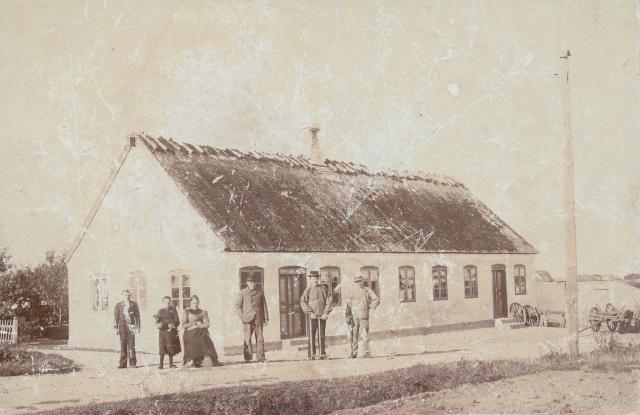 Hjulmandens hus ved Havnebyen - 1910-1911 (B5974)