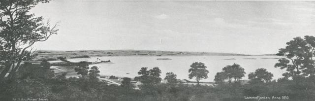Lammefjorden anno 1850 (B6289)