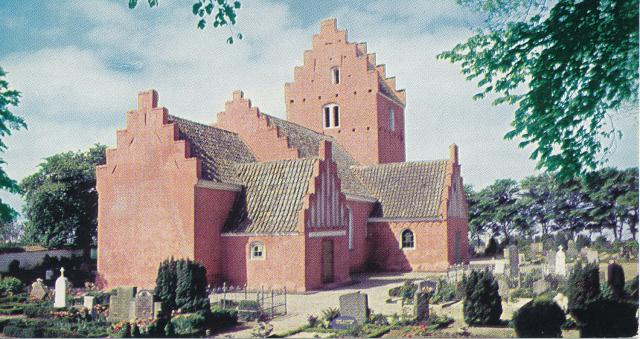 Odden Kirke - ca. 1965 (B6381)