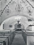 Kalkmaleri i Odden Kirke - september 1967 (B6410)