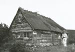 Formentlig brøndgraver Erik Jensens hus i Kårup - ca. 1940 (B6451)