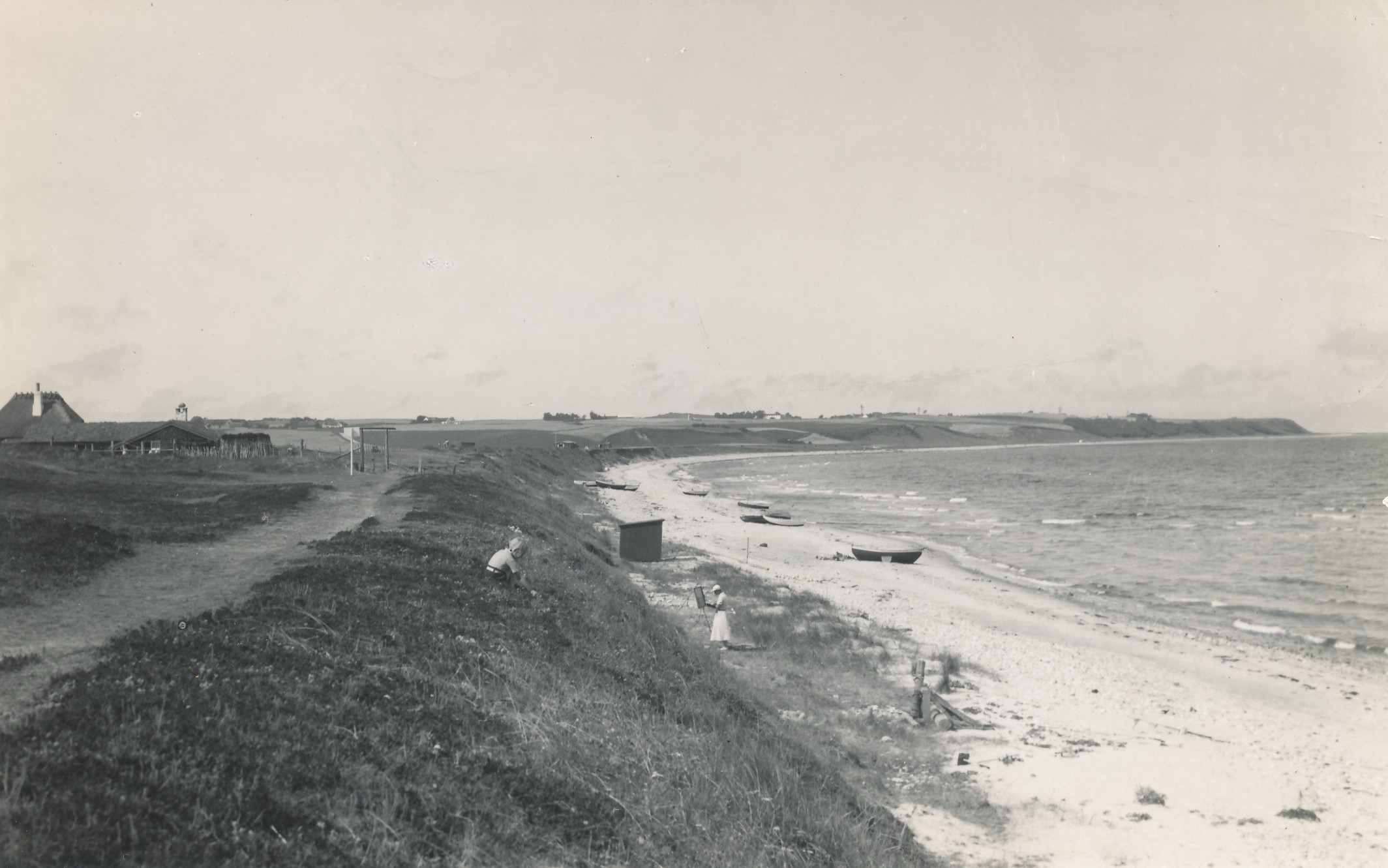 Strand ved Sejerø Bugt - 1955 (B6705)