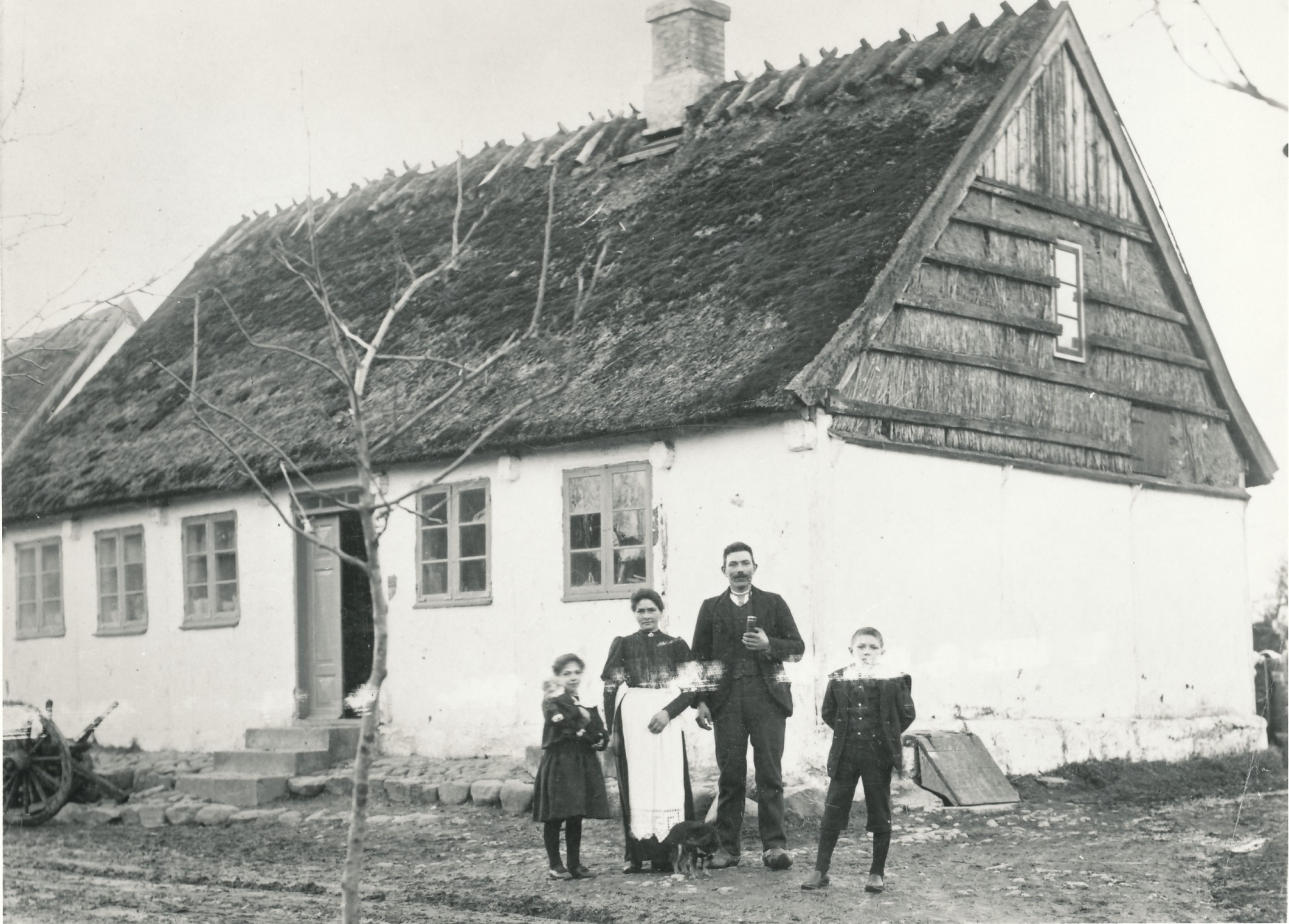 Tømrerværksted i Stenstrup - ca. 1908 (B6822)