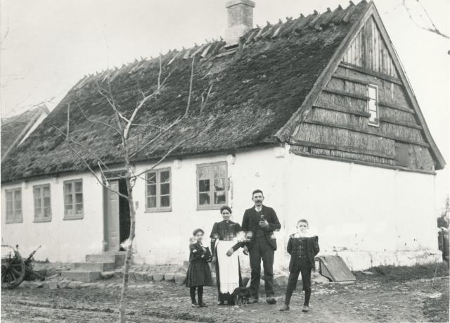 Tømrerværksted i Stenstrup - ca. 1908 (B6822)