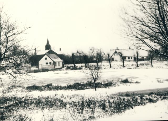 Vallekilde. Vintermotiv - ca. 1914 (B7449)