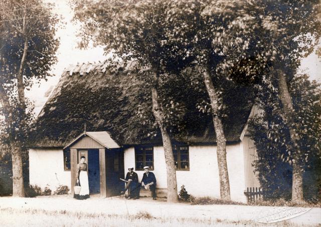Vallekilde. Karen Kristensens hus - 1904  (B7814)