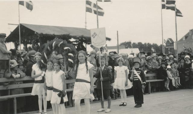 Teknisk Skole i Vig indvies - 1929 (B8229)